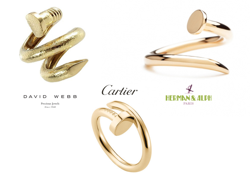cartier twisted nail